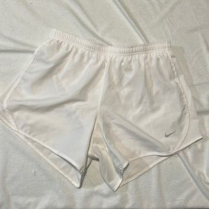 Kids White Nike Shorts